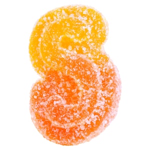 SOURZ BY SPINACH - Fully Blasted Peach Orange 1:1 THC CBD Gummy 1 Pack Soft Chews