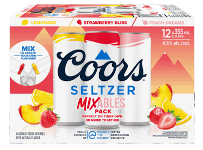 Coors - 12C COORS SELTZER MIXABLES SP 355 ML