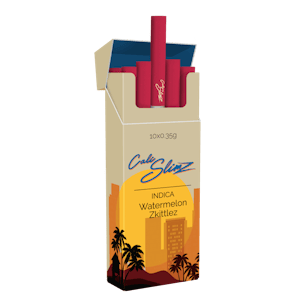 Cali Slimz - Watermelon Zkittlez 10 x 0.35g Pre-Rolls - Cali Slims