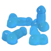 Censored Edibles | Blue Raspberry Penis Shapped - Gummies - Hybrid - 4 Pack