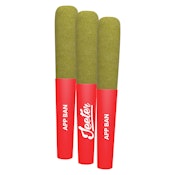 Jeeter | Baby Jeeter Infused Apples and Bananas Pre-Rolls - Hybrid - 3x0.5g