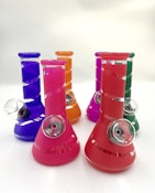 Spark | 5" Mini Swirl Detail Beaker Bong - Assorted Colours