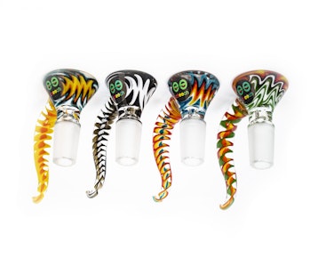 Cheech - Cheech | 14mm Twister Horn Glass Bowl - Multicolour