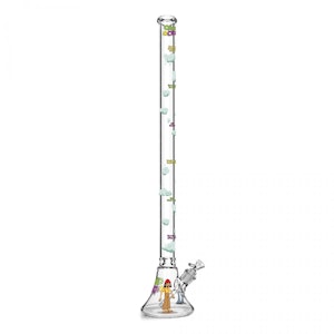 Cheech & Chong - Cheech & Chong | 4ft 7mm Thick How High Are You Bell Base Bong