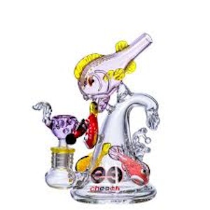 Cheech - Cheech | 9" Dab Rig - Piranhas Catching Waves