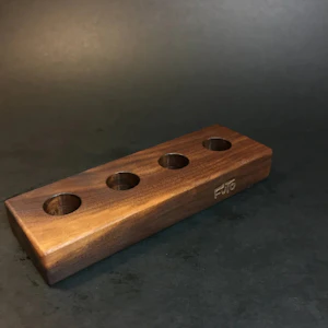 FUTO - Futo | 14mm 4 Hole Wood Bowl Display - Walnut