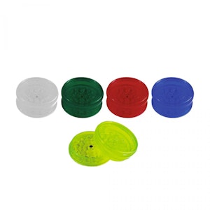 RAW - BUDDIES | 2.25" Plastic Magnetic 2 Piece Grinder - Assorted Colours #RA022C