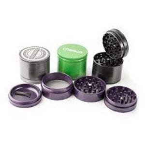 Cheech - Cheech | 63mm 4pc Non-Sticky Grinder - Assorted Colours #GR10