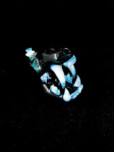 EKA Glass - EKA Glass | Handmade Sabretooth Dino Skull Hashie - Turquoise or Purple
