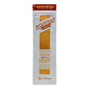 Kush Wraps - Kush Wraps | Clementine Terpene Infused Hemp Wraps - 2 Pack