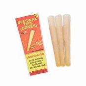 Bloomer | CONES Beeswax Cones 1 1/4 Size w/ Tips - 6 Pack