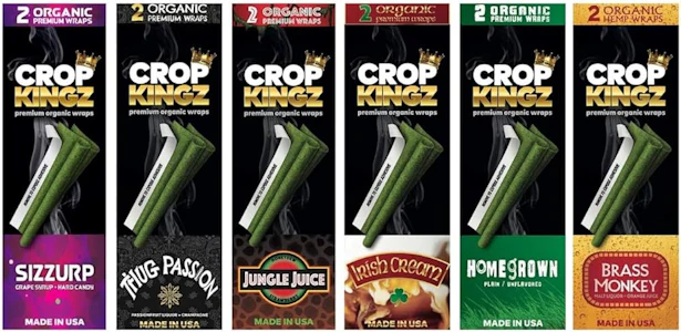 Crop Kingz - Crop Kingz | Organic Premium Wraps - Assorted Flavours - 2 Pack