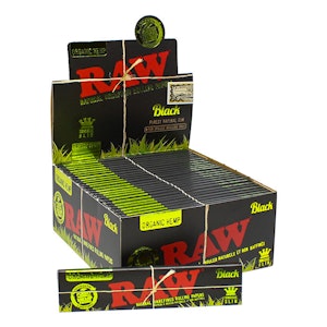 RAW - Raw | Black Organic King Size Rolling Papers - 32pk
