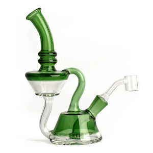 West Coast Gifts - 7.5" Waterton Concentrate Recycler - Green