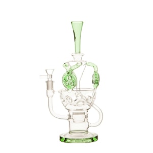 SmokeArs - 12" Haute Crater Hollow Tri-Support Rig BONG