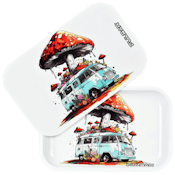 Pulsar Pop Up Camper Metal Rolling Tray w/ Lid