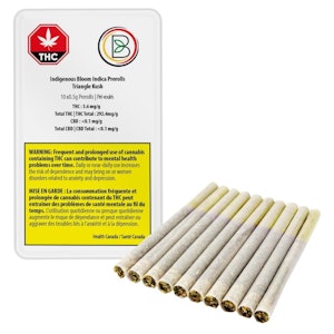 Indigenous Bloom - TRIANGLE KUSH INDICA LTO PRE-ROLLS - 5