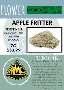Rocky Mountain Cannabis - 7G - ROCKY MOUNTAIN CANNABIS - APPLE FRITTER