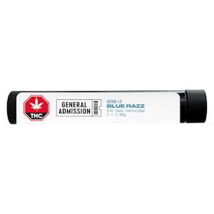 General Admission - GENERAL ADMISSION - BLUE RAZZ SATIVA 510 THREAD CARTRIDGE