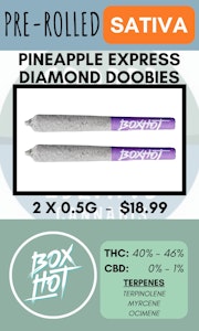 BOXHOT - BOXHOT - 2PK PINEAPPLE EXPRESS DIAMOND DOOBIES INFUSED PRS