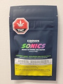 Edison Sonics Kiwi Berry Burst 1:1 THC-CBD Gummies