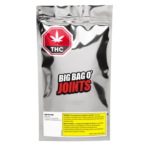 Big Bag o' Joints - Dank The Tank Pre-roll 70x0.4g Pre-Rolls