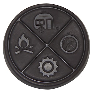 The Hazy Camper - Hazy Camper | BLACK FOREST THC ORGANIC DARK CHOCOLATE | 10mg