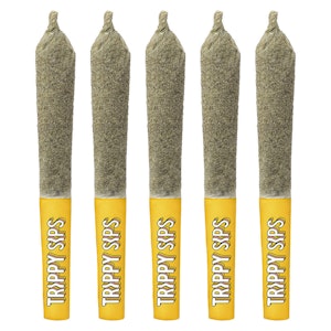 Trippy Sips - Trippy Sips - Caribbean Crush Kief Coated Infused Pre-roll - 5x0.5g