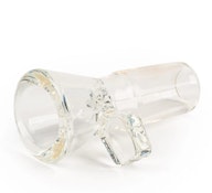 Red Eye Tek 19mm Diamond Handle Bowl- Clear