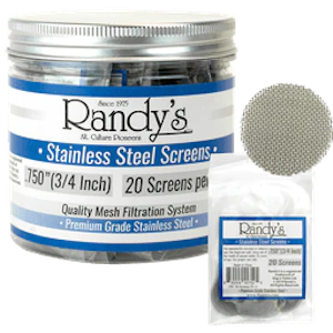 Randy's - RANDY'S 3/4 SCREENS 20PK