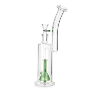 Red Eye Glass - Red Eye Glass - 10" Bong in a Bottle Bubbler | Jade Green