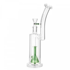 Red Eye Glass - Red Eye Glass - 10 Inch Jade Green 'Bong In A Bottle' Bubbler - 14mm (F)