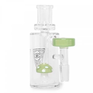 Red Eye Glass - Red Eye Glass - Slyme Funguy Ash Catcher W/Mushroom Perc - 90 Degree - 14mm (M)