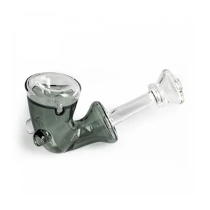 Red Eye Glass - Red Eye Glass - 4.5 Smoke & Clear Calabash Hand Pipe