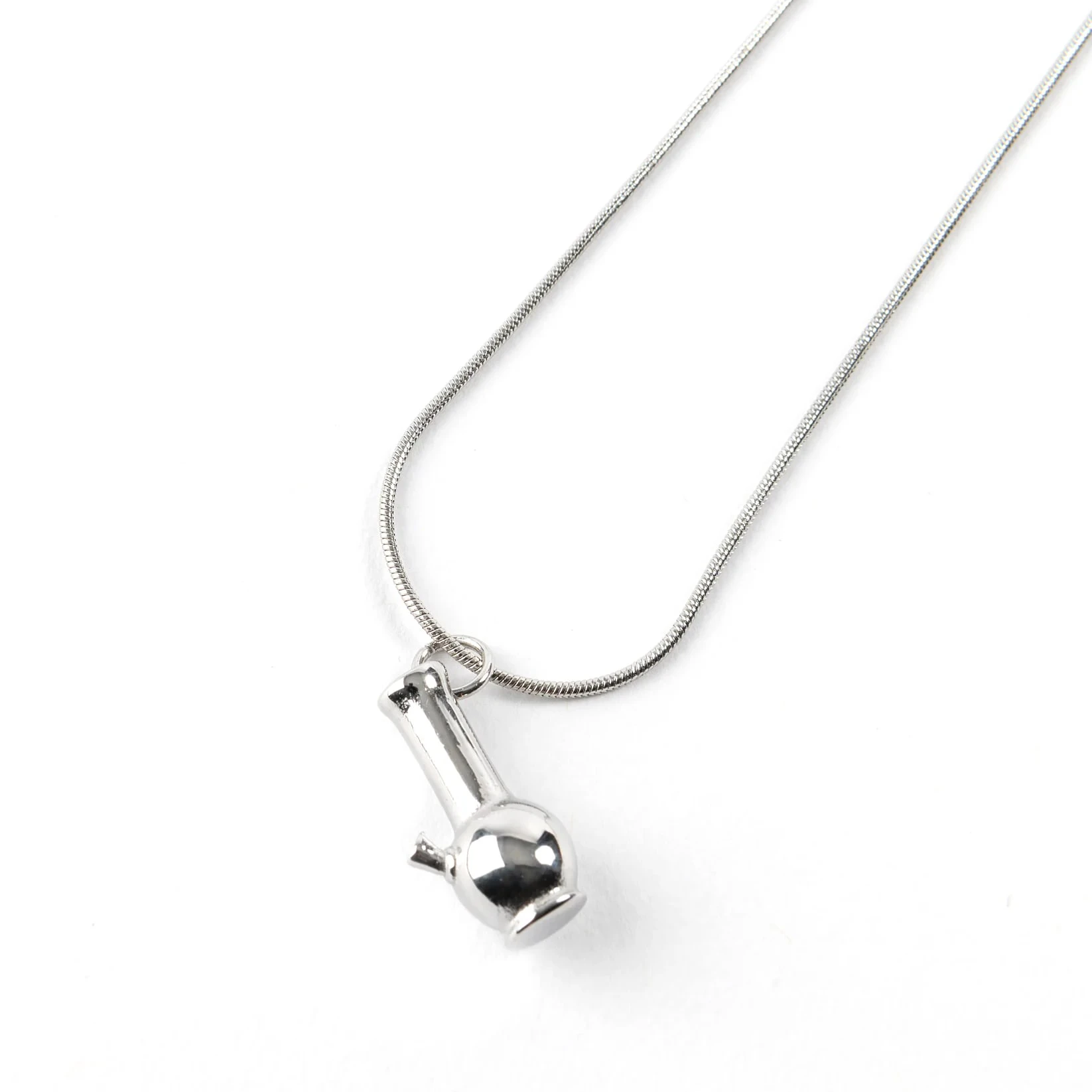 Frankie Smoke - Bong Necklace - Silver Main Image