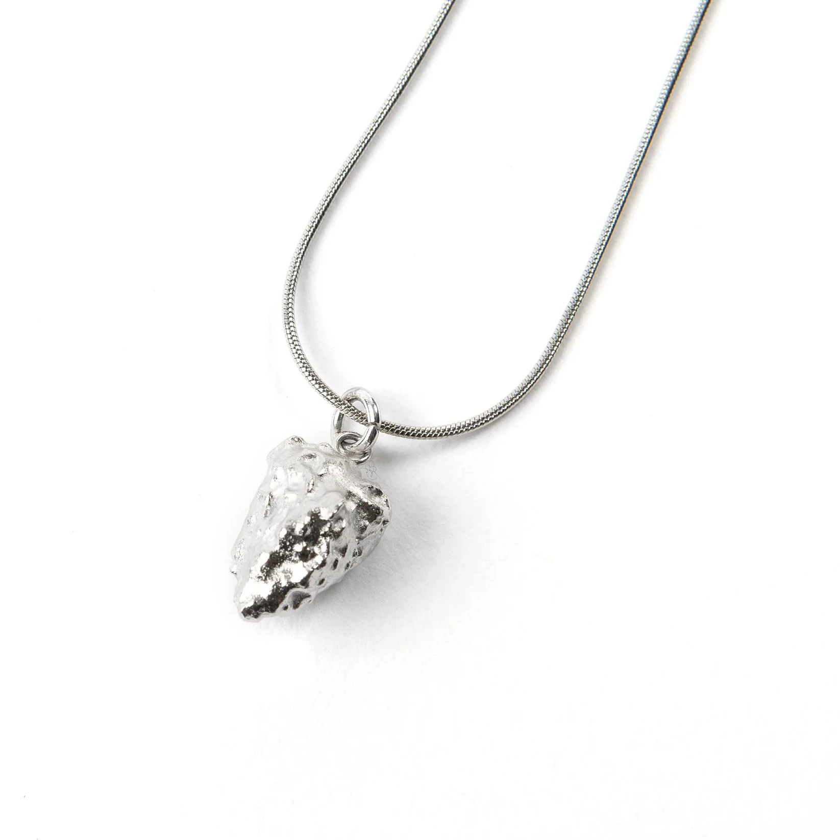 Frankie Smoke - Nug Charm Necklace - Silver Main Image