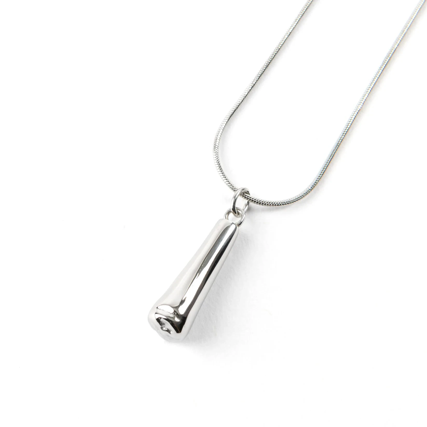 Frankie Smoke - Roach Charm Necklace - Silver Main Image