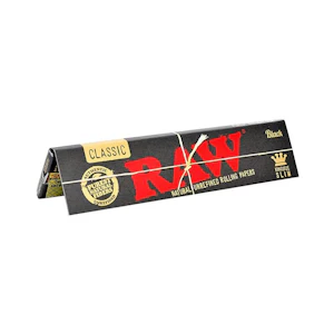 RAW - RAW - Classic Black King Size Slim Rolling Papers