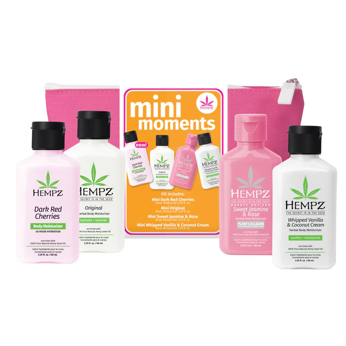 Hempz Mini Moments Bag Kit