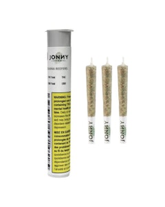Jonny Chronic - Indiana Bubblegum Reefers 3x0.5g Pre-Rolls