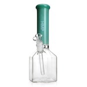 12" Heavy Duty Hexagon Base Bong (Green)