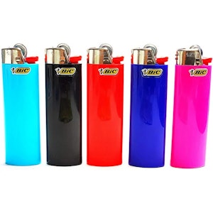 Accessories - Bic Lighter (Various Solid Colours)