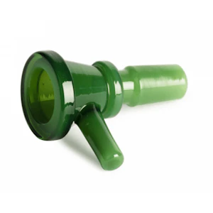 GEAR Premium Glass - GEAR Premium Glass - Premium Jade Green Extra Large Blaster Cone Pull-Out Bowl - 14mm (M)
