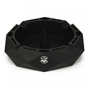 LIT Silicone - Black - 5 Inch Round Ashtray W/Debowler