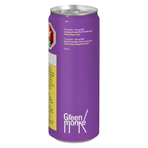 Green Monké - Grape Ginger Lime 350ml Beverage
