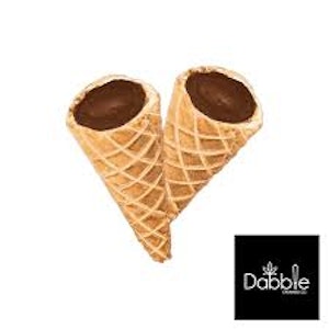 Dabble Cannabis Co. - MILK CHOCOLATE LIVE ROSIN WAFFLE CONES - 9.6
