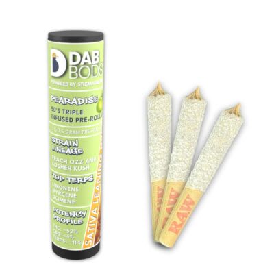 PEARadise 50's+ 3 x 0.5g Triple Infused Pre-Rolls