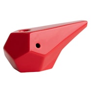 BRNT | Ceramic Prism Pipe | Red
