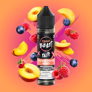 FLAVOUR BEAST - Packin' Peach Berry - 60ml - 20mg - FLAVOUR BEAST