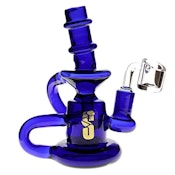 5" Mini Recycler Rig - Blue